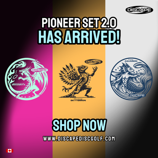 DISCAPE Pioneer 2.0 DISC GOLF set